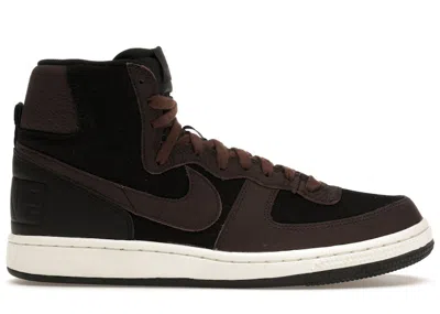 Pre-owned Nike Men's  Terminator High Se Sneakers In Black/velvet Brown/baroque Brown In Multi