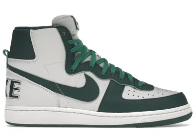 Pre-owned Nike Men's  Terminator High Sneakers In Swan/noble Green/sail