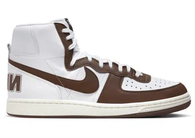 Pre-owned Nike Men's  Terminator High Sneakers In White/cacao Wow/sail In Multi