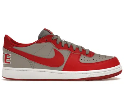 Pre-owned Nike Men's  Terminator Low Unlv Sneakers In Varsity Red/medium Grey