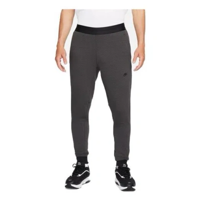 Nike Men's  Therma-fit Logo Micro Mark Breathable Lacing Bundle Feet Sports Pants/trousers/joggers Bl