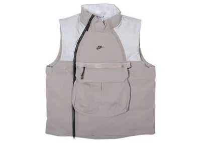 Pre-owned Nike Men's  Thermafit Tech Pack Insulated Vest In Moon Fossil