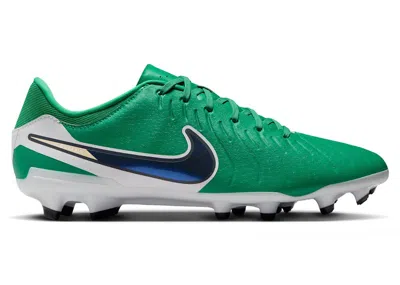 Pre-owned Nike Men's  Tiempo Legend 10 Academy Fg Fear Nothing Pack Sneakers In Stadium Green/dark Obsidian In Multi