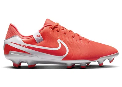 Pre-owned Nike Men's  Tiempo Legend 10 Academy Mg Mad Energy Pack Sneakers In Hot Lava/white In Multi