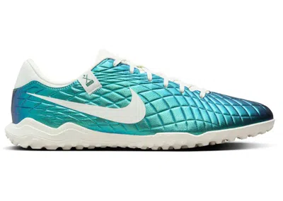 Pre-owned Nike Men's  Tiempo Legend 10 Academy Tf Emerald Sneakers In Dark Atomic Teal/sail In Multi