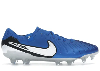 Pre-owned Nike Men's  Tiempo Legend 10 Elite Fg Sneakers In Soar/white In Multi