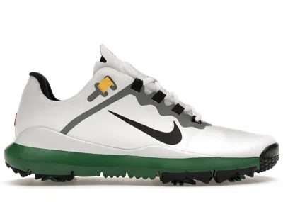 Pre-owned Nike Men's  Tiger Woods Tw '13 Retro Masters Sneakers In White/pine Green/cool Grey In Multi