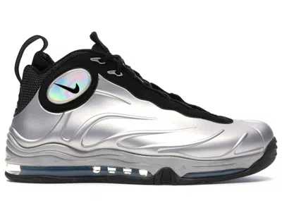 Pre-owned Nike Men's  Total Air Foamposite Max (2011) Sneakers In Metallic Silver/black/photo Blue