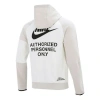 Nike Men's  Training Sports Logo Casual Hooded Jacket Autumn White