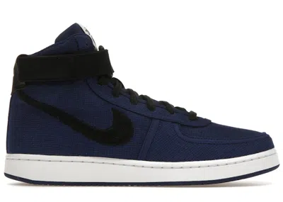 Pre-owned Nike Men's  Vandal High Stussy Sneakers In Deep Royal Blue/black/white