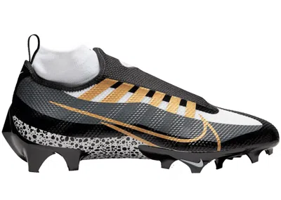 Pre-owned Nike Men's  Vapor Edge Pro 360 Safari Grey Metallic Gold Sneakers In Black/white/dark Smoke Grey