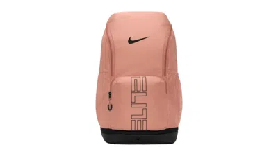 Pre-owned Nike Men's  Varsity Elite Backpack In Rose Gold/black In Multi