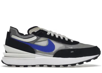 Pre-owned Nike Men's  Waffle One Se Sneakers In Phantom/hyper Royal/dark Obsidian In Multi