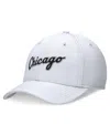 Nike Chicago White Sox True  Men's Dri-fit Mlb Fitted Hat In White