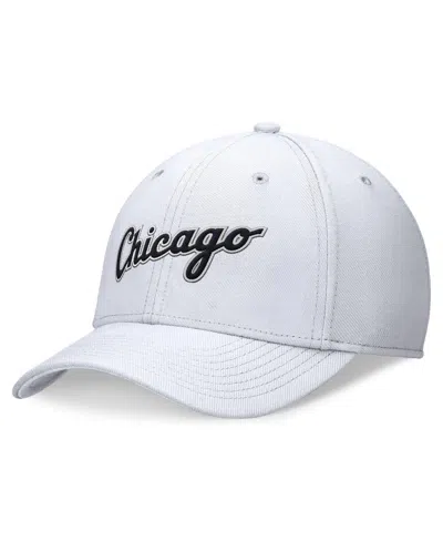 Nike Men's  White Chicago White Sox Evergreen Performance Flex Hat