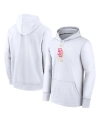 NIKE MEN'S NIKE WHITE SAN DIEGO PADRES CITY CONNECT PRACTICE PERFORMANCE PULLOVER HOODIE