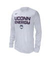 Nike Uconn  Men's College Long-sleeve T-shirt In White