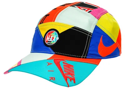 Pre-owned Nike Men's  X Atmos Nrg Aw84 Hat In Blue/black/flash Crimson