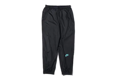Pre-owned Nike Men's  X Atmos Nrg Vintage Patchwork Track Pant In Black/hyper Jade In Multi