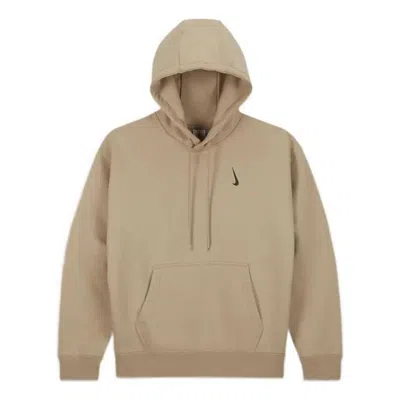 Nike Men's  X Billie Eilish Crossover Solid Color Cotton Hooded Long Sleeves Us Edition Brown