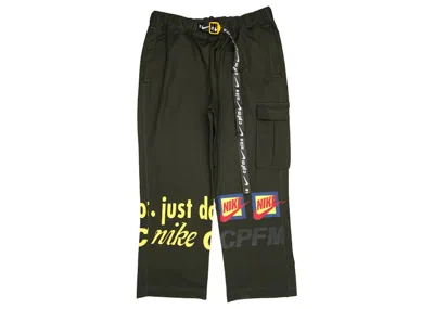 Pre-owned Nike Men's  X Cactus Plant Flea Market Trackpants In Olive