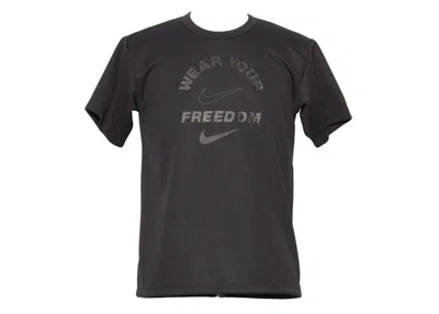 Pre-owned Nike Men's  X Comme Des Garcons Wear Your T-shirt In Black