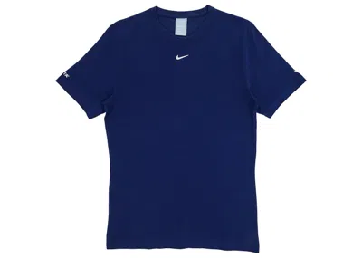 Pre-owned Nike Men's  X Drake Nocta Cardinal Stock T-shirt In Navy Blue