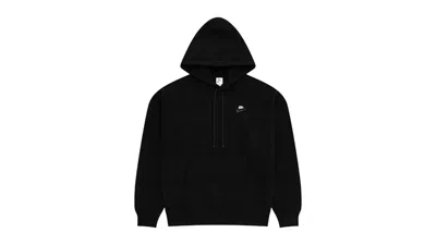 Pre-owned Nike Men's  X Dsm Dover Street Market Fleece Hooded Sweatshirt In Black