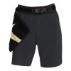 Nike X Mmw Crossover Ss22 Solid Color Belt Straight Shorts Black