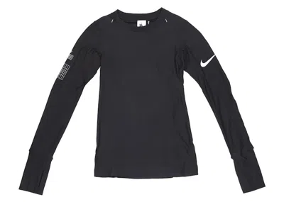 Pre-owned Nike Men's  X Mmw Long Sleeve Tee Shirt In Black
