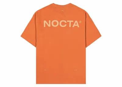 Pre-owned Nike Men's  X Nocta Big Body Nrg Cs Tee Shirt In Orange