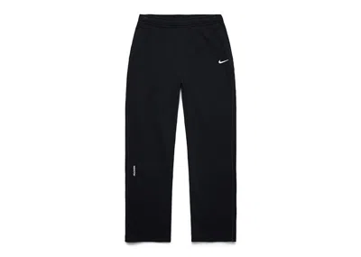 Pre-owned Nike Men's  X Nocta Fleece Cs Open Hem Sweatpant In Black