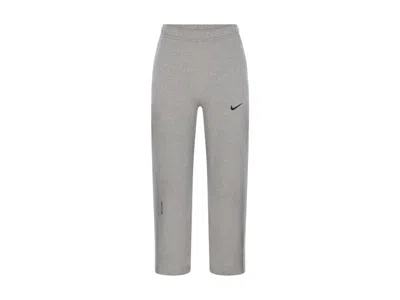 Pre-owned Nike Men's  X Nocta Fleece Cs Open Hem Sweatpant In Dark Grey