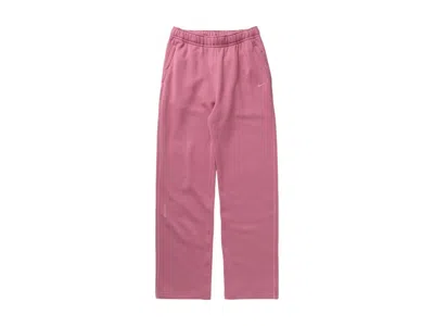 Pre-owned Nike Men's  X Nocta Fleece Cs Open Hem Sweatpant In Desert Berry In Purple