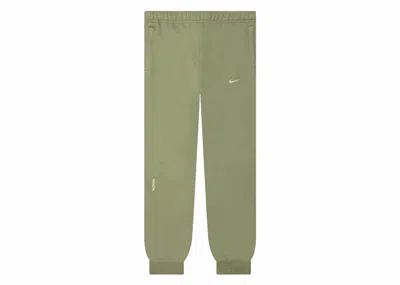Pre-owned Nike Men's  X Nocta Fleece Cs Sweatpant In Oil Green/light Liquid Lime