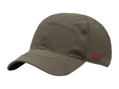 Pre-owned Nike Men's  X Nocta Nrg Club Cap In Cargo Khaki/team Red