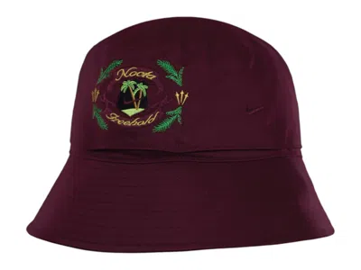 Pre-owned Nike Men's  X Nocta Summer Vybz Bucket Hat In Red
