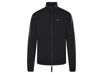 Pre-owned Nike Men's  X Nocta Swarovski Crystals Swoosh Jacket (asia Sizing) In Black