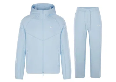 Pre-owned Nike Men's  X Nocta Tech Fleece Hoodie & Joggers Set In Cobalt Blue/tint
