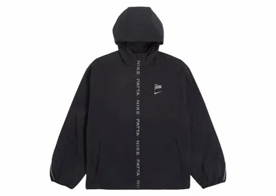 Pre-owned Nike Men's  X Patta Running Team Fullzip Jacket In Black