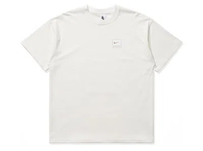 Pre-owned Nike Men's  X Pigalle T-shirt In Summit White/barely Volt