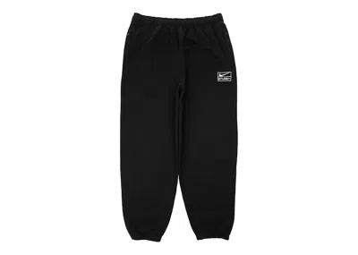 Pre-owned Nike Men's  X Stussy Washed Sweatpants (asia Sizing) In Black (ss23)