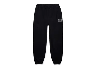 Pre-owned Nike Men's  X Stussy Washed Sweatpants In Black