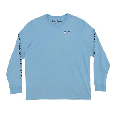 Pre-owned Nike Men's  X Tom Sachs Nrg Longsleeve T-shirt In Skyline Blue