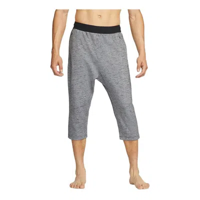 Nike Men's  Yoga Dri-fit Contrasting Colors Elastic Waistband Sports Pants/trousers/joggers Iron Gray