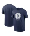 Nike Men's  Yogi Berra Navy New York Yankees Locker Room T-shirt In Navy