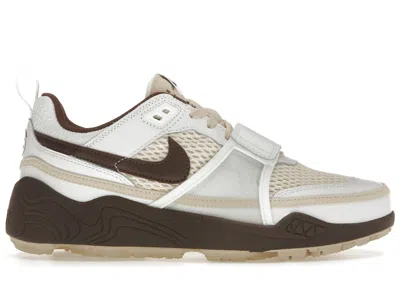 Pre-owned Nike Men's  Zoom Field Jaxx Travis Scott Sneakers In White/light Chocolate
