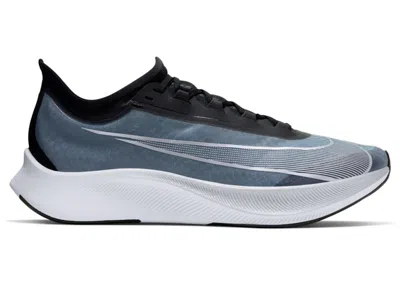 Pre-owned Nike Men's  Zoom Fly 3 Sneakers In Coastal Blue/black/white
