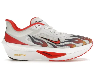 Pre-owned Nike Men's  Zoom Fly 6 Ekiden Pack Sneakers In White/habanero Red/black