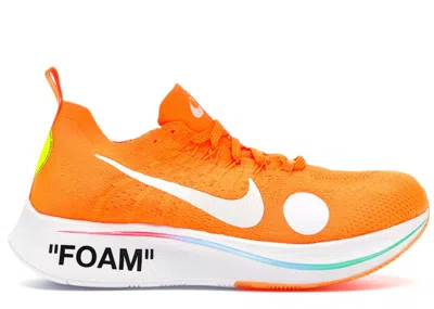 Pre-owned Nike Men's  Zoom Fly Mercurial Off Sneakers In Total Orange/white/volt